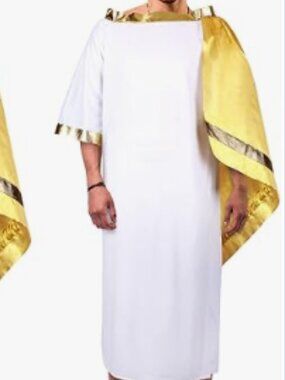 NWOT SATINIOR Toga Roman Costume